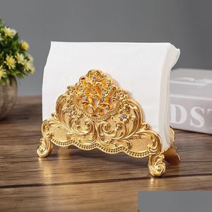 Tissue Boxes Napkins Heymamba Table Case Holder Napkin Rack Stand Metal Art Craft Home Decoration El Restaurant Desktop Packing2010 Dhudo