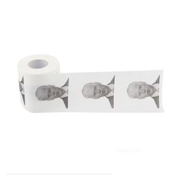 Tissuedozen Servetten Nieuwigheid Joe Biden Toiletpapierrol Mode Grappig Humor Gag Geschenken Keuken Badkamer Hout Pp Gedrukt papier Dr Dhzw9