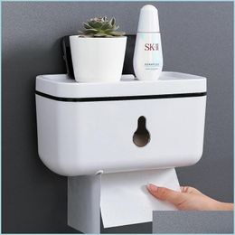 Tissueboxen servetten vaste kleur toiletbox punch- sterk lading-dragende slaapkamer keuken rolpapier hand rack2021 drop levering 2021 h dhxqi