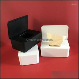 Cajas de pañuelos servilletas decoración de mesa aessorios de cocina bar de comedor jardinería casera de tejido húmedo cuidado de toallitas para bebés cajas de almacenamiento de servilleta 282c