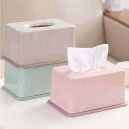 Boîtes à mouchoirs Porte-mouchoirs en papier, boîte de rangement de mouchoirs humides, boîte de rangement de papier toilette de bureau, distributeur de serviettes, boîte à mouchoirs en plastique Z0505
