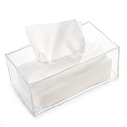 Weefselboxen servetten transparante acrylbox creatief desktop huishouden el houder papieren handdoek decoratieve drop levering 2 ffshop2001 dhppi