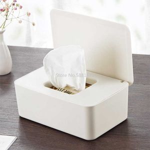 Weefselboxen servetten natte tissue doos afdichting baby doekjes papieren opbergdoos dispenser houder huishouden plastic stofdichte weefselbox met deksel z0505