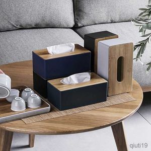 Tissue Dozen Servetten Houten tissue houder huishoudelijke tissue opbergdoos afneembare tissue box elegant en eenvoudig R230714