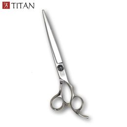 Titan de alta calidad SUS440C Japan Steel Cut Thinning 7 pulgadas de barbería Herramientas de peluquería Shears Pet Dog Gat Grooming 240522