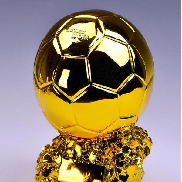Trophée Titan Résine Dorée DHAMPION Arts et Artisanat Cheerleading Football Souvenirs Coupe Fan Souvenir Ball Soccer Craft Trophies216a