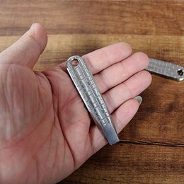 Titaner Titanium TC4 Draagbare Pocket Sleutelhangers Crowbar Pry Bar Outdoor Self Defense Multi EDC-tool