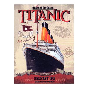 Titanic Travel Poster Painting Home Decor Framed of Unframed Photopaper Material