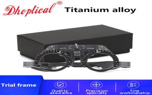 Titaniumlegering Trial Proefkader Pas Pd Metal Material Optische proeflens frame door DHOPTICAL8254398