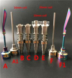 Titanium Carb Cap Dabber Quartz Enail Quartz Titanium Nail Joint10mm 14 5mm 18 8mm Femelle et Mâle ajustement 10mm 16mm 20mm Ena31588157657100