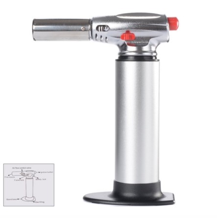 1300C Butano Scorch Torch Jet Flame Accendino Torcia da cucina Accendino Giant Heavy Duty Butano Ricaricabile Micro Culinary Dab Torch Autoaccensione