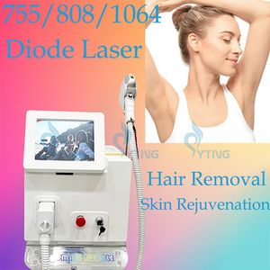 Titanium Diode Laser Ontharingsapparaat Laser Ontharing Machine Drievoudige golflengte Epilator Huidverjonging