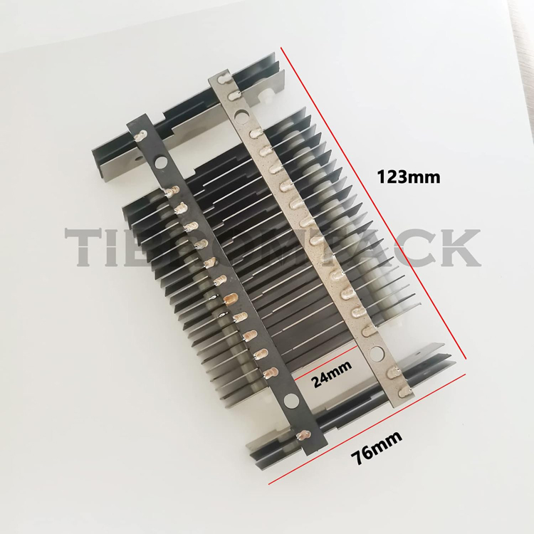 Titanium Electrode Set MMO for Fruit Vegetable Machine and Electrolytic Water Machine,16 Cathode Plates and 13 Anode Plates with Ru-Ir Coating
