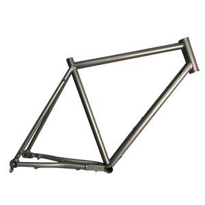 Titanium vetfietsframe en via as, racefietsonderdelen