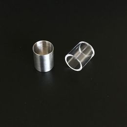 Titanium insert of kwarts kom roken accessoires voor focus v carta met platte top thermische nagel dikke domeloze banger glazen bong