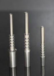 Titanium Nai Tip Collector Dorseless Titanium Nail 10 mm 14 mm 19 mm gr2 Nails de grade 2 inversés pour Dab Straw Concentrate9090012