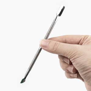 Narguilés titane outil de nettoyage des ongles stylo vaporisateur d'herbes sèches outils de dabber de cire 4 style pelle en acier inoxydable pour atomiseur