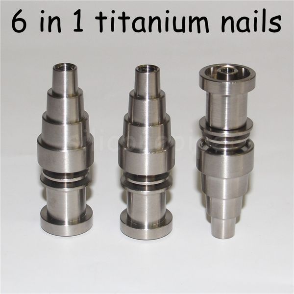 Fumer des ongles en titane Domeless Gr2Titanium Nails pour 16mm Heater Coil Dnail D-Nail Enail WAX Vaporizer