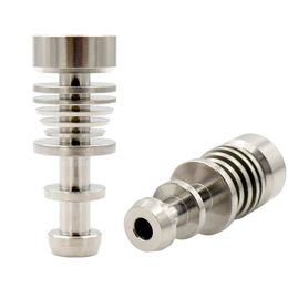 Clavo de titanio Universal 14mm 18mm Junta macho Junta disipador de calor GR2 pipa para fumar Dab Rigs herramientas de aceite de cera