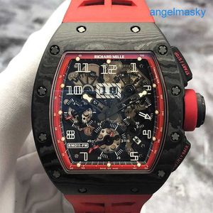 Titanium RM Wrist Watch RM011-FM Fibre de carbone DIAL MECHANIQUE MÉCANIQUE