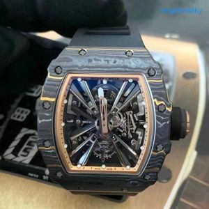 Titanium RM Wrist Watch RM12-01 Technologie active Tourbillonpointer Handom Fiber Watch en fibre de carbone