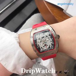 Titanium RM Wrist Watch RM3501 High Fend littéral Modèle en relief mécanique METS MENSE LURNE LUXY HIGHEND SENSE Watch