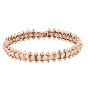 Titane série Bracelet De Luxe Designer Or Vis Nail Homme Bracelet De Mode Bracelet pour Hommes et Femmes Parti Couples Amoureux Bijoux Cadeau