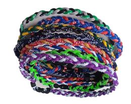 Accesorios deportivos de titanio gargantilla para niños al aire libre 3 collares de cuerda collares colgantes para mujeres hombres de cadena larga Elija entre varios colores y tamaños