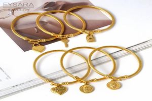 Brazaletes de cable de acero inoxidable de titanio brazaletes llave de llave para mujeres pulseiras amuletas de oro amante de la joyería9517265