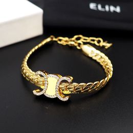 Collier en titane Chaîne de bracelet de créateur en acier avec diamants Hip Hop Man Bracelets Chaînes de la personnalité bijoux de mode avec boîte