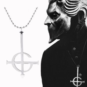 Titanium stalen sieraden punkstijl ghost ghost rock roestvrijstalen hanger ketting