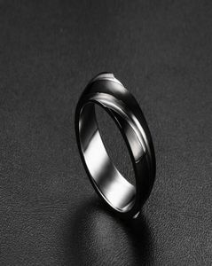 Titanium stalen ringen voor mannen Fashion mannelijke bruiloft ring sieraden cadeau uniek gestreepte ontworpen alliantie -accessoires hele888669658465609