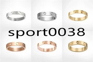 Titanium staal zilver goud roos zirkoon mannelijke en vrouwelijke liefde ring ring sieraden een huwelijkscadeau voor pasgetrouwden8873296