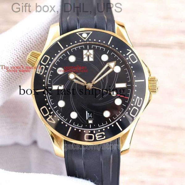 Reloj de titanio AAAAA Reloj para hombre Relojes para hombre Relojes de diseño Reloj de pulsera mecánico 42 mm Movimiento automático Buzos Buceo Omg Gama alta L 39