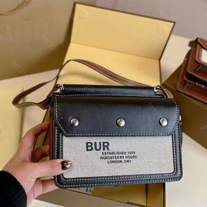 Titel Handtas Luxe designer schoudertassen Dames draagtassen Tweekleurige tassen Klinknagel bakken Geruit patroon Volumineuze avondtassen Mode Dubbelzijdige messenger bags