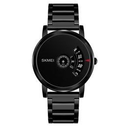 TK-Men's Skeleton Unscaled Simple Quartz Watch Montres-bracelets montre de luxe