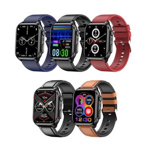 TK12 Smart Horloge Mannen Bluetooth Oproep 1.96 Inch IPS Scherm Boold Druk Hartslag Gezonde Sport Fitness Armband Smartwatch