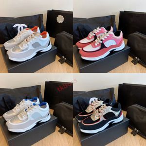 Chaussures habillées de créateurs femmes chaussures décontractées luxe entrelacé Sneaker Chaneles plate-forme femmes formateurs extraordinaires confortables baskets dames toile formateur