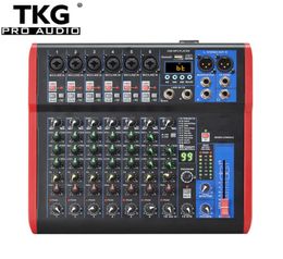 TKG 99 dsp mélangeur d'effets console de mixage 8 canaux USB bluetooth performance scène son o haut-parleur SI-8UX5758776