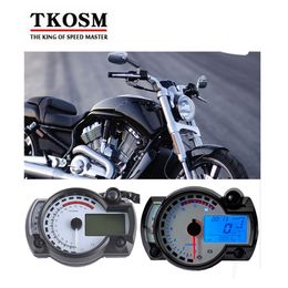 TKOSM moderne KOSO RX2N 15000 tr/min noir blanc similaire LCD numérique moto odomètre compteur de vitesse réglable MAX 199 KM/H moto