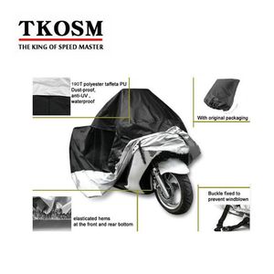 Tkosm S M L XL XXL XXXL Waterdichte Outdoor Indoor Motorcycle Cruisers Straat Sport Bikes Cover UV Beschermende Motor Regenstof