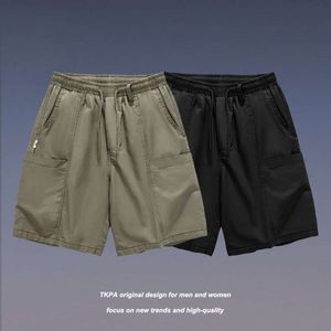 Shorts de mode de la rue TKPA pour les pantalons de sport d'été pour hommes et femmes, pantalon de travail court, pantalon décontracté lâche