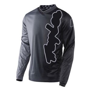 Vêtements de moto tout-terrain été T-shirt à manches longues à séchage rapide logo de vêtements de cyclisme de vélo de montagne peut être personnalisé