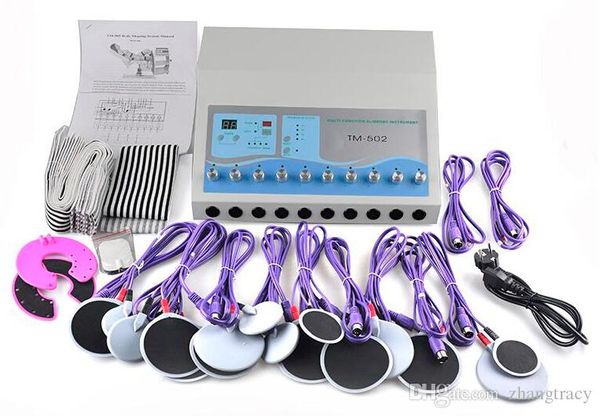 TM502 EMS Stimulateur musculaire Electrostimulation Slimming Machine Russe Waves Dhl Free CE