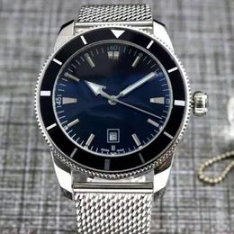 TM Factory nuevo Black Rubber Sport relojes mecánicos con movimiento automático para hombre relojes para mujer Dive 46mm Reloj para hombre Relojes para hombre Gift323t