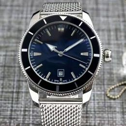TM Factory nuevo Black Rubber Sport relojes mecánicos con movimiento automático para hombre relojes para mujer Dive 46mm Reloj para hombre Relojes para hombre Gift178o