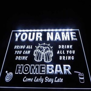 Tm057 Naam Gepersonaliseerde Aangepaste Familie Home Brew Mok Cheers Bar Bier Led Neon Light Borden Q07233137