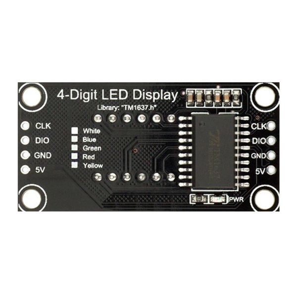TM1637 Módulo de visualización LED para Arduino 7 segmento 4 dígitos 0.36/0.56 pulgadas Anodo Nixie Tubo Módulo de placa de controlador cuádruple
