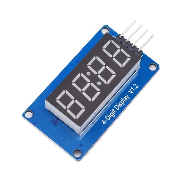 Module d'affichage LED TM1637 pour Arduino 7 segment 4 bits 0,36 pouce horloge rouge tube numérique quatre pack de cartes de pilote série