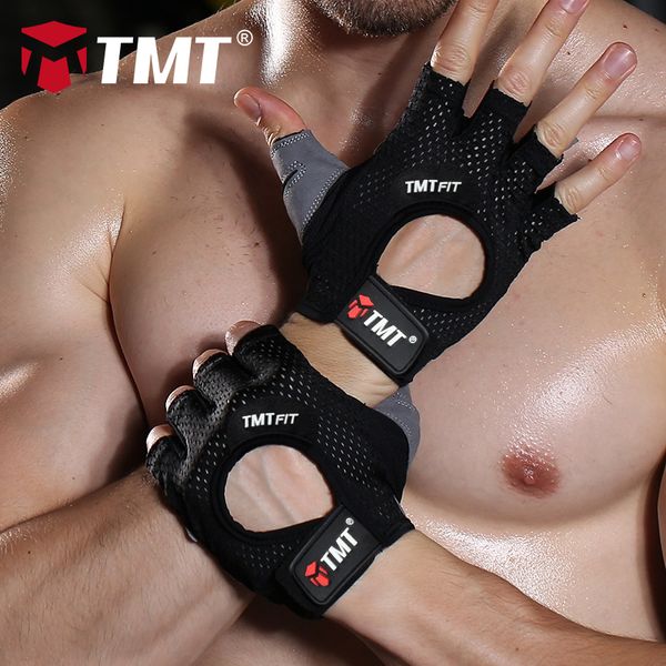 TMT Gants de gymnastique respirants pour la musculation, la musculation, l'haltérophilie, l'exercice, le yoga, protègent la main pour hommes et femmes Q0107